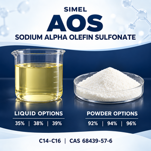SIMEL Alfa Olefin Sulfonato de Sodio AOS 35% 38% 39% Grados Líquidos para Detergentes de Lavandería y Lavavajillas - Product Image 5