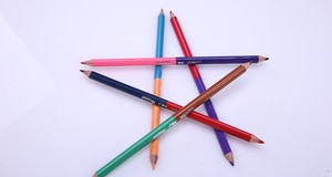 Matite Colorate Personalizzabili a Doppia Punta <span class=keywords><strong>8</strong></span>/16 Colori per Disegno Bambini, Scuola e Ufficio - Product Image 3