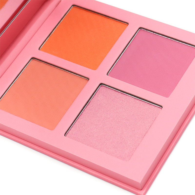Индивидуальная Высококачественная палитра гладких хайлайтеров, румян, частная торговая марка