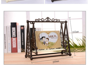 Creative Cartoon Classical Decorative Ornaments <strong>Swing</strong> 5 Inch Retro Photo <strong>Frame</strong> - Product Image 6