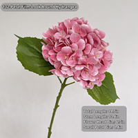 Hortensia Artificiel HGA Effet Naturel à Tige Unique pour Centre de Table de Mariage, Décoration de Table de Réception, Vente en Gros