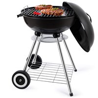Barbecue portable d'extérieur en acier robuste, réglable automatiquement, finition thermolaquée, pliable, pour cuisson domestique et grillades de steaks