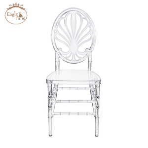 بيع بالجملة تصميم مأدبة الزفاف الحديثة شفافة الراتنج مريحة واضحة كراسي كياري للحدث - Product Image 6