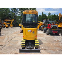 Mini-excavatrice d'occasion CAT302, 2 tonnes, petite excavatrice sur chenilles, excavatrice compacte aux performances stables