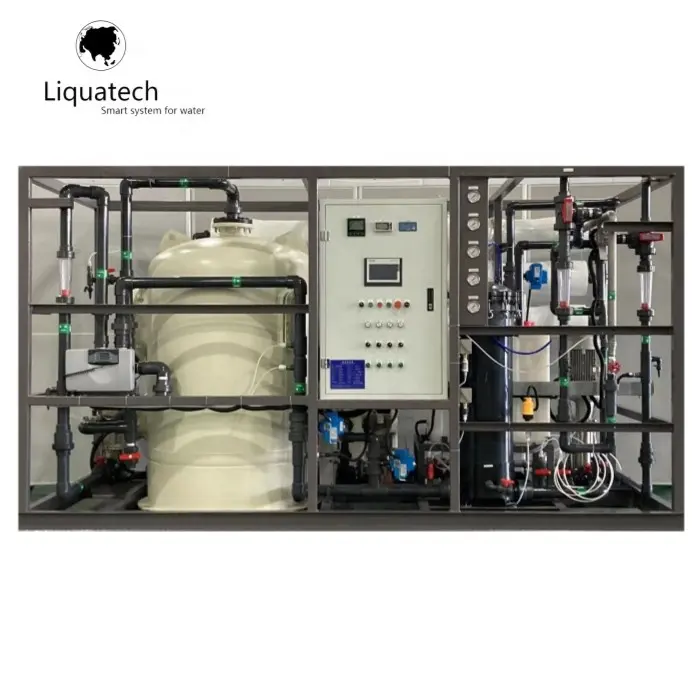 Industriële Automatische Mineraalwaterzuiveringsmachine Met Ontzilting Ro-Systeem Voor Drinkwater