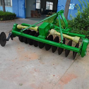 Arado de discos para tierra seca y acuática de 12 discos para tractor, equipo agrícola de arado - Product Image 1