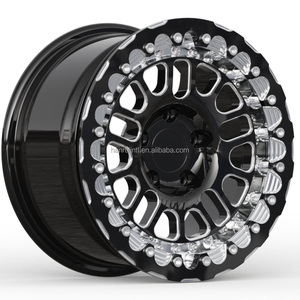 ล้อฟอร์จ Beadlock ขนาด 15 17 18 นิ้ว 5X112 5X120 5X114.3 โมโน 2 ชิ้น สำหรับรถแข่ง Drag Racing ใช้ได้กับรถทุกประเภท - Product Image 1