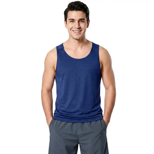 Débardeur Homme Personnalisé avec Logo – Qualité Supérieure, Confort Optimal, Séchage Rapide, Idéal pour la Gym, l'Entraînement et le Style Décontracté – Broderie Décorative – En Promotion ! - Product Image 1