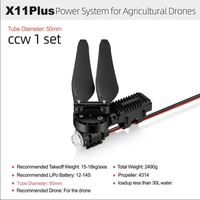 Fabricant d'hélice Hobbywing 30mm 40mm 50mm Drone grandes pales d'hélice pliantes pour pulvérisateurs agricoles avion sans pilote (UAV)