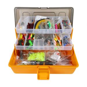 Kit de Señuelos de Pesca de 415 Piezas, Señuelos Artificiales Crankbait, Minnow, Popper, Vib, Duros y Blandos, Duraderos, de ABS - Product Image 3