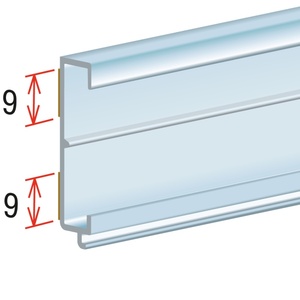 Trong suốt PVC nhãn điện tử hồ sơ siêu thị <span class=keywords><strong>ESL</strong></span> giá tag kệ với bọt dính - Product Image 5
