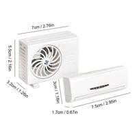Diffuseur de parfum solaire pour voiture, clip de ventilation, mini climatiseur décoratif en plastique, machine d'aromathérapie à parfum longue durée