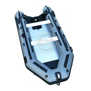 Bateau pneumatique essentiel pour la pêche, 420 cm, homologué CE, PVC, coque en aluminium en V profond - Product Image 2