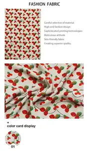 WI-B06 Top Quality Tear-Resistant Geometric Patterns 100% Polyester Crepe Printed Fabric For Clothes