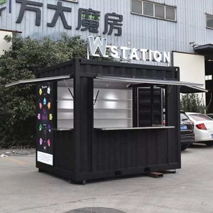 阿里巴巴中国网购出厂价模块化定制钢预制建筑集装箱咖啡馆餐厅店 - Product Image 1