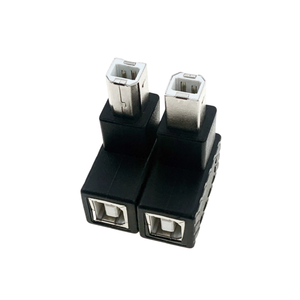 <span class=keywords><strong>USB</strong></span> <span class=keywords><strong>B</strong></span> זכר נקבה מתאם זווית ישרה <span class=keywords><strong>90</strong></span> מעלות חומר חסין אש הגנה מפני קצר חשמלי עבור נתוני סורק מצלמה למחשב נייד - Product Image 5