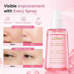 Brume Rafraîchissante ODM Hydratation en Profondeur Peau Éclatante Fermeté Cutanée Apaisement Peau Brûlée par le Soleil Soin Barrière Collagène Sérum Gelée en Brume - Product Image 5