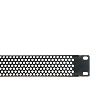 Panneau métallique vide ventilé 1U de 19 pouces - Panneau de remplissage robuste pour la gestion des câbles pour rack de serveur