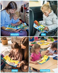 Mới nhất Montessori trang trại chủ đề 3D yên tĩnh cuốn sách 12 trang cảm thấy hoạt động mầm non cảm giác cuốn sách bận rộn trẻ mới biết đi 1-6 năm Giáo Dục Sớm - Product Image 4