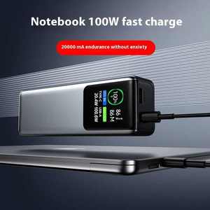 Xách tay 20000mAh pd100w nhanh sạc điện Ngân hàng mini LED hiển thị kỹ thuật số pin gói với 2 USB cho iPhone cho Samsung Máy tính xách tay - Product Image 3
