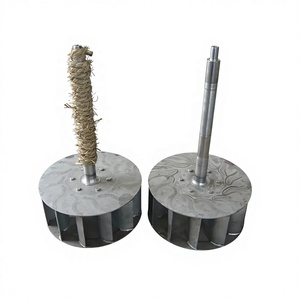 Центробежное вентиляторное колесо из нержавеющей стали, термостойкая лопасть вентилятора, турбина для циркуляции воздуха в печи - Product Image 4