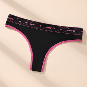 String sexy de style européen et américain le plus vendu pour femmes-Culotte triangulaire en coton taille basse, adaptée au fitness - Product Image 4