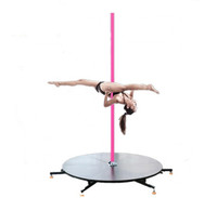 Poteau de danse réglable pliant portable scène de danse ronde