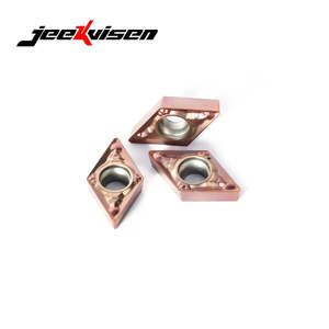 Jeekvisen hình kim cương CNC biến chèn DCMT070204-MV ja215p <span class=keywords><strong>tungsten</strong></span> <span class=keywords><strong>carbide</strong></span> công cụ Cắt Lớp phủ PVD cho máy tiện - Product Image 5