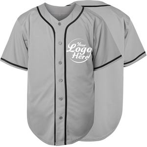 เสื้อฮิปฮอปผ้าคอตตอนแขนสั้นมีกระดุมเสื้อ100% เสื้อเบสบอลธรรมดางานตามสั่ง - Product Image 5