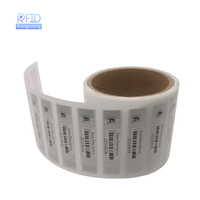 Rfid pasivo de largo alcance 865-928MHz Uhf Rfid etiqueta de papel 4x6 pulgadas pegatina de paquete logístico