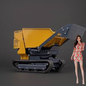 China Mini Dumper 800kg Hidráulico Diesel Mini Crawler Dumper Auto Carga Mini Dumper Truck Transporter Nuevo - Product Image 6