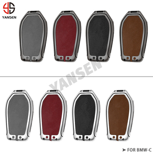 Funda protectora de cuero de aleación para llave, llavero con logotipo para <span class=keywords><strong>BMW</strong></span> serie 5 <span class=keywords><strong>7</strong></span>, G11, G12, G30, G31, G32, i8, I12, I15, G01, X3, G02, X4, novedad de 2023 - Product Image 3