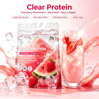 Boisson isolat de protéines de lactosérum transparente GMP sous marque privée, électrolytes pour la récupération post-entraînement des femmes, OEM MOQ 50 boîtes