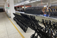 Vélo de spinning pliable d'intérieur à 8 niveaux de résistance avec cordes de résistance pour les bras, idéal pour l'entraînement à domicile