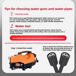 Pistola de <span class=keywords><strong>Agua</strong></span> de Alta Presión <span class=keywords><strong>para</strong></span> Lavado de Autos, Cabezal de Plástico ABS Negro Tipo Abanico, Accesorios <span class=keywords><strong>para</strong></span> Bomba de Lavado de Autos Tipo 380 - Product Image 3