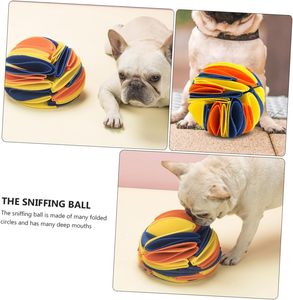 Balle à renifler en peluche lavable pour chien, colorée et interactive, pour dissimuler des friandises, jouet de puzzle pour chien pour soulager l'ennui (vente en gros) - Product Image 3