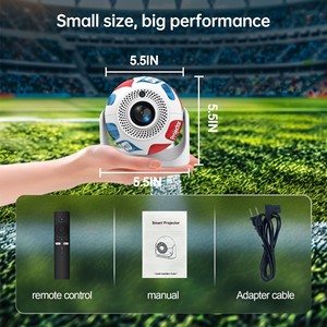 Mini Proyector 720P con Enfoque Automático, 160 ANSI Lúmenes, WiFi de Doble Banda, Dispositivo de Video Portátil para Cine en Casa y Dormitorio - Product Image 5