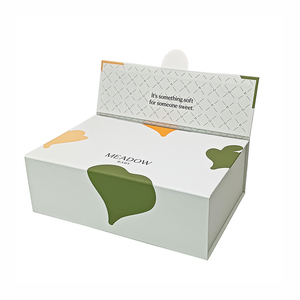 Recyclable Custom Luxury Cardboard Folding Gift <b>Box</b> with Embossing Matt Lamination Sponge Lining Magnetic Closure - Product Image 3