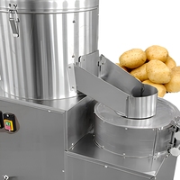 Machine à éplucher les pommes de terre, les carottes et le taro, électrique, industrielle, pour restaurant, petite machine à éplucher les pommes de terre pour usage commercial