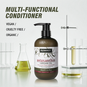 ผลิตภัณฑ์ดูแลเส้นผมสำหรับคนทานวีแกน ออร์แกนิค ปราศจากการทดลองกับสัตว์ ขนาด 500 มล. บำรุง ฟื้นฟู และเพิ่มความชุ่มชื้นด้วยครีมน้ำมันอาร์แกนและแอสตาแซนธิน - Product Image 3