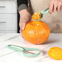 Hot Sale Multifunctionele Halloween Pompoen Carving Tools Zware Roestvrijstalen Carving Set Pompoen Carving Kits