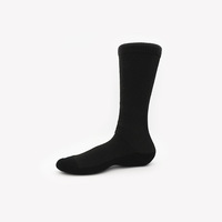 Chaussettes de sport unisexes en bambou antibactériennes sans coutures confortables de grande taille respirantes pour les diabétiques