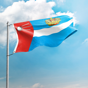 Promocional personalizado 100% banderas de poliéster banderas nacionales impresión Digital Banner Rusia ciudad banderas 3x5FT <span class=keywords><strong>Kaluga</strong></span> bandera - Product Image 1