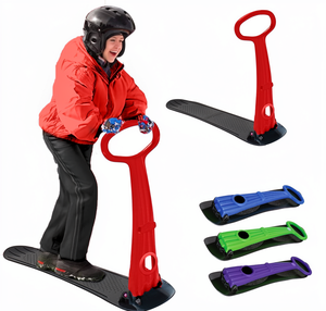 Geospace YAMA YM-92 Trottinette de neige pliable/Skate de neige/Snowboard d'hiver avec lumière LED – Sécurité, Multi-usages, Portable, Matériau PE, Enfants - Product Image 1