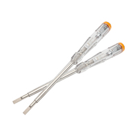 Testeur de tension HannaH, stylo testeur 180 mm, tournevis à fente, indicateur néon 80V-500V, modèle 1703, 24g