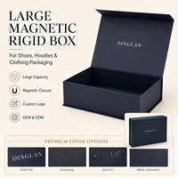Emballage de luxe personnalisé, écologique, aseptique, grand format, en carton, pour sweat-shirts, chaussures, vêtements, avec fermeture magnétique, produit exclusif