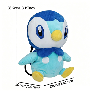 Mochila de Peluche <span class=keywords><strong>Pokémon</strong></span>, Linda Mochila de Peluche de Dibujos Animados, Regalo de Navidad, Material PP, Regalos Navideños para Niños - Product Image 5