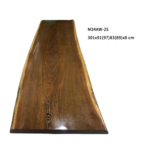 Tablero de Mesa de Comedor Rectangular de Madera Sólida con Diseño Clásico Moderno, Color Natural, Buena Calidad, Gran Venta - Product Image 3
