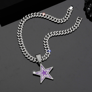 Collar <span class=keywords><strong>de</strong></span> estilo Hip Hop con colgante <span class=keywords><strong>de</strong></span> diamantes <span class=keywords><strong>de</strong></span> imitación <span class=keywords><strong>de</strong></span> cristal personalizado <span class=keywords><strong>de</strong></span> vaquero <span class=keywords><strong>de</strong></span> Dallas hecho <span class=keywords><strong>de</strong></span> aleación <span class=keywords><strong>de</strong></span> Zinc-para joyería <span class=keywords><strong>de</strong></span> calle para niños - Product Image 4