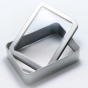 Boîte en étain personnalisée en gros pour cadeaux, chocolats, menthes, jouets pour enfants, emballage alimentaire USB - Product Image 6